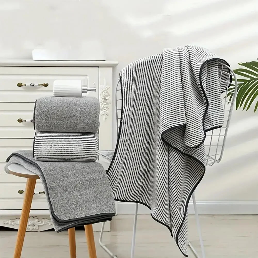 Fiber Bath Towel Quick Drying Absorbent Home Bathroom Set