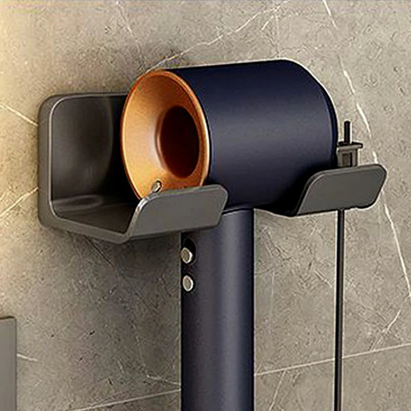 Multifunctional Hair Dryer Holder Wall Mount and Stand Organizer