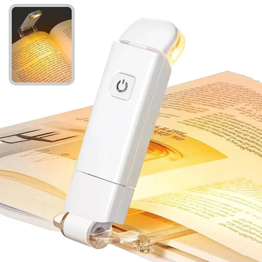 Mini Clip Light LED Reading Light USB Charging Adjustable Brightness