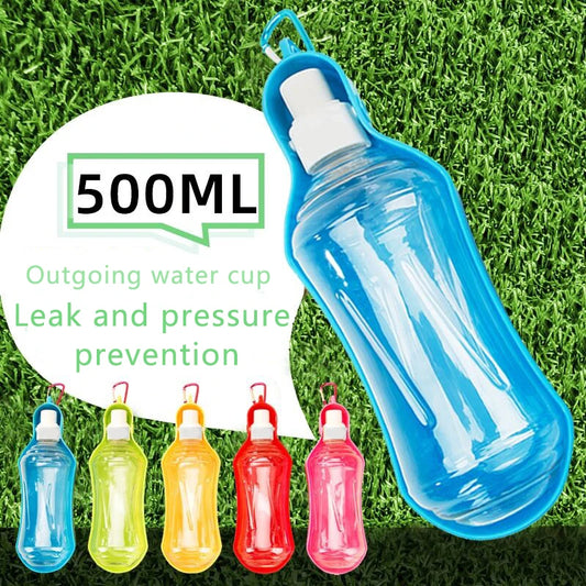 Dog Water Bottle Folding Drinker Portable Pet Water Feeder Bowl