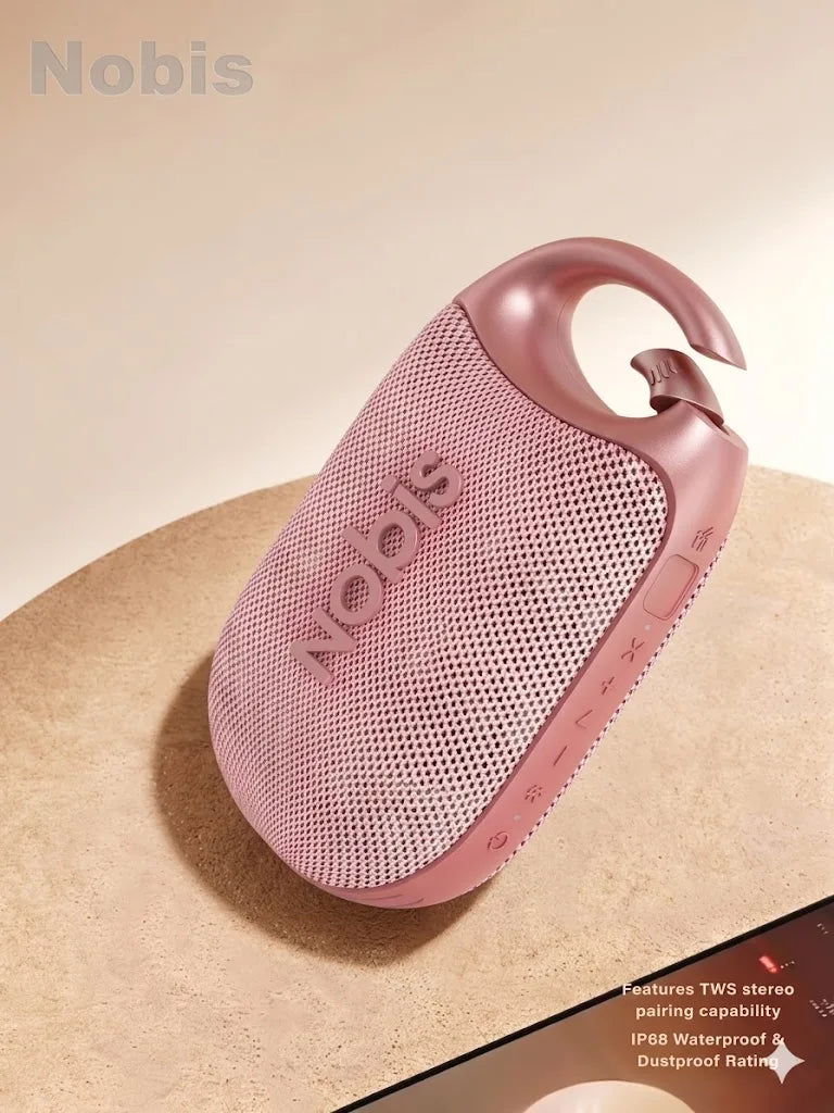 Nobis IP68 Waterproof Bluetooth Speaker 8W Stereo 24H Playtime