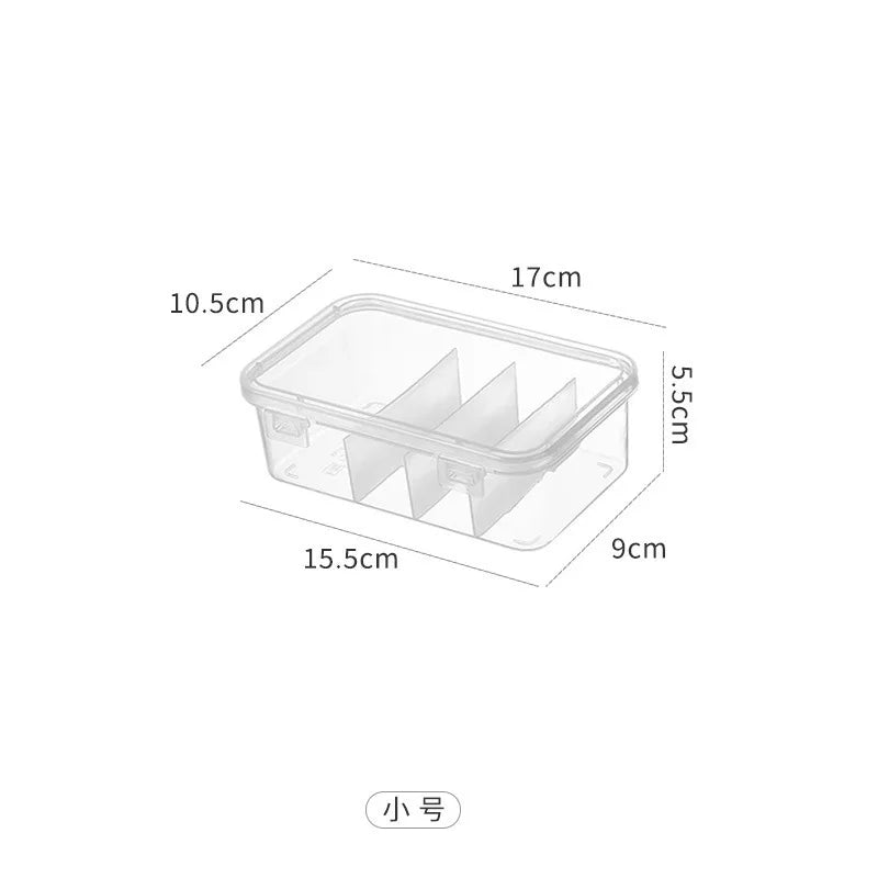 Transparent Cable Storage Box With Lid Office And Home Use