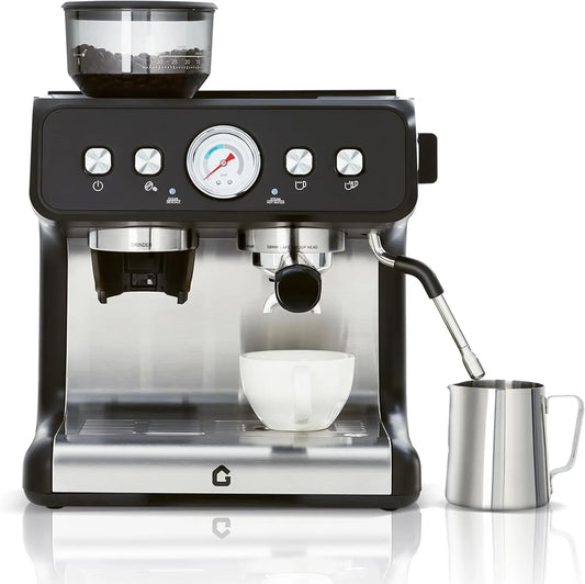 HiMISS Espresso Machine With Integrated Grinder 20 Bar
