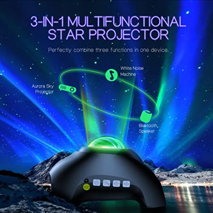 Northern Galaxy Aurora Light Projector With 33 Effects And Remote