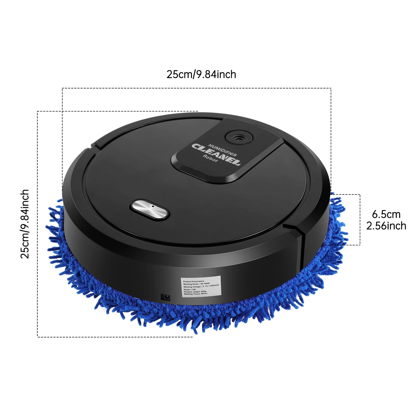 Bymaocar Auto Smart Robotic Mopping Machine Wet Dry Dual Use
