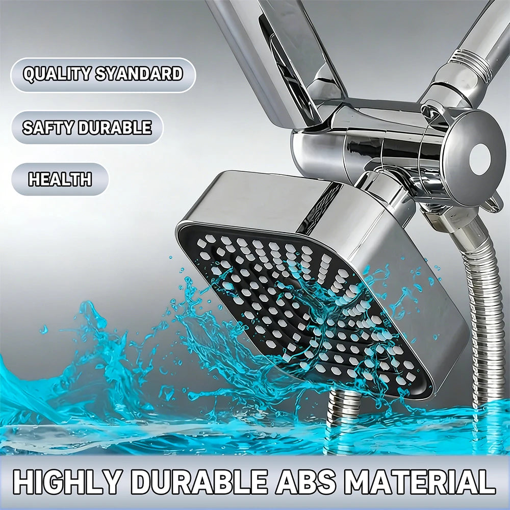 Two In One Shower Set With Rainfall Head And Handheld
