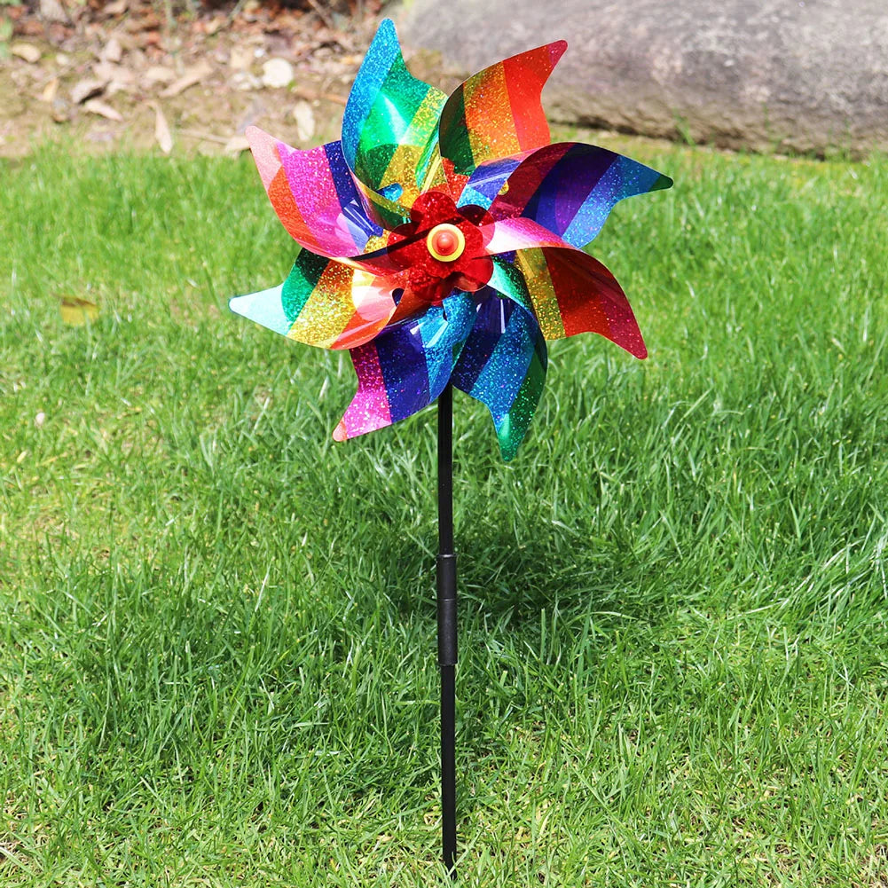 APWIKOGER Reflective Windmill Bird Repeller For Outdoor Garden