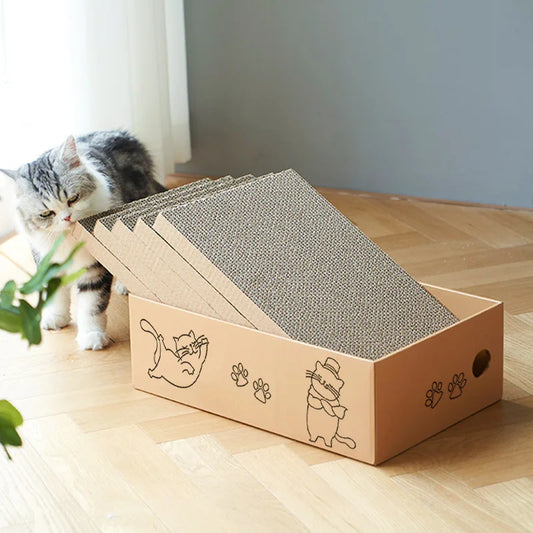CZBNYX Five Layer Corrugated Cardboard Cat Scratch Board Double Sided
