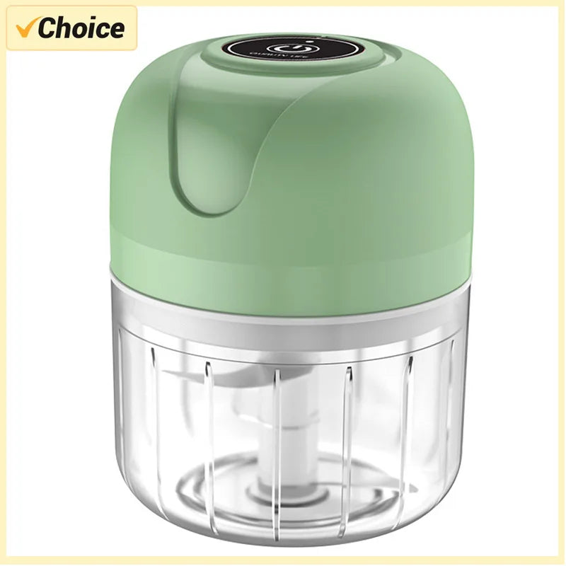 NOCCLILI Garlic Masher Crusher Electric Kitchen Chopper USB Portable