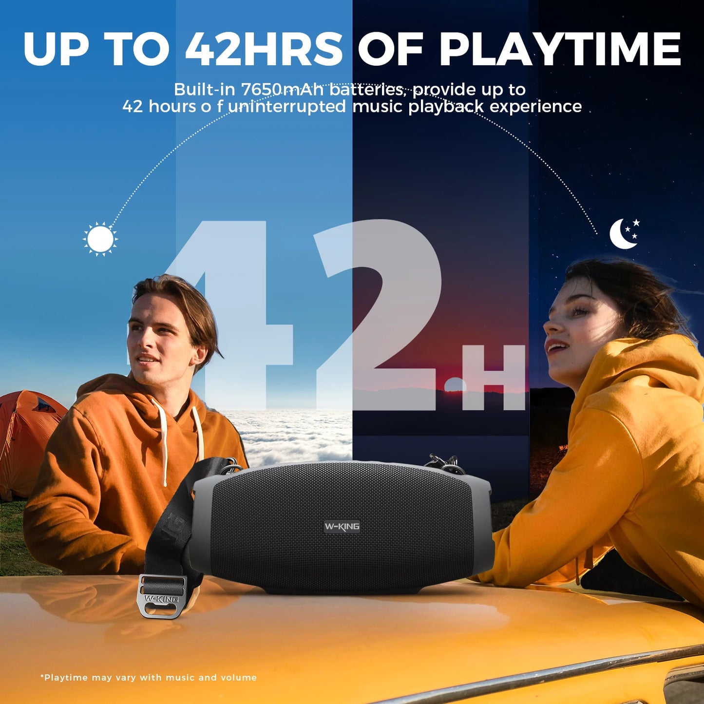 W-King X10 Bluetooth Speaker 120W Max Portable Party Speaker