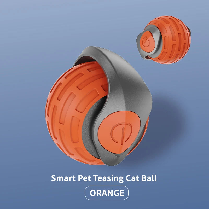 Interactive Cat Ball Toy USB Rechargeable Teaser Automatic For Kitty