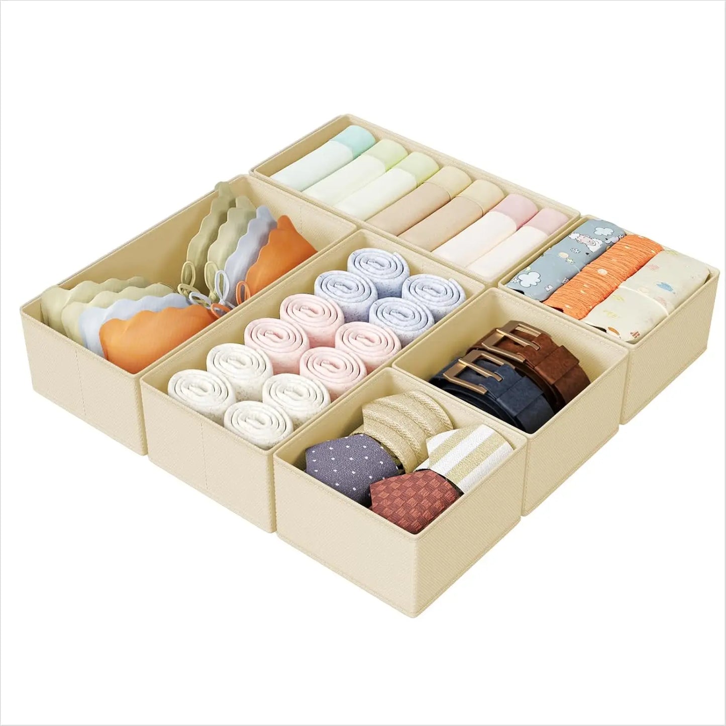 Drawer Organizer Bins For Clothing And Baby Clothes Dresser Storage