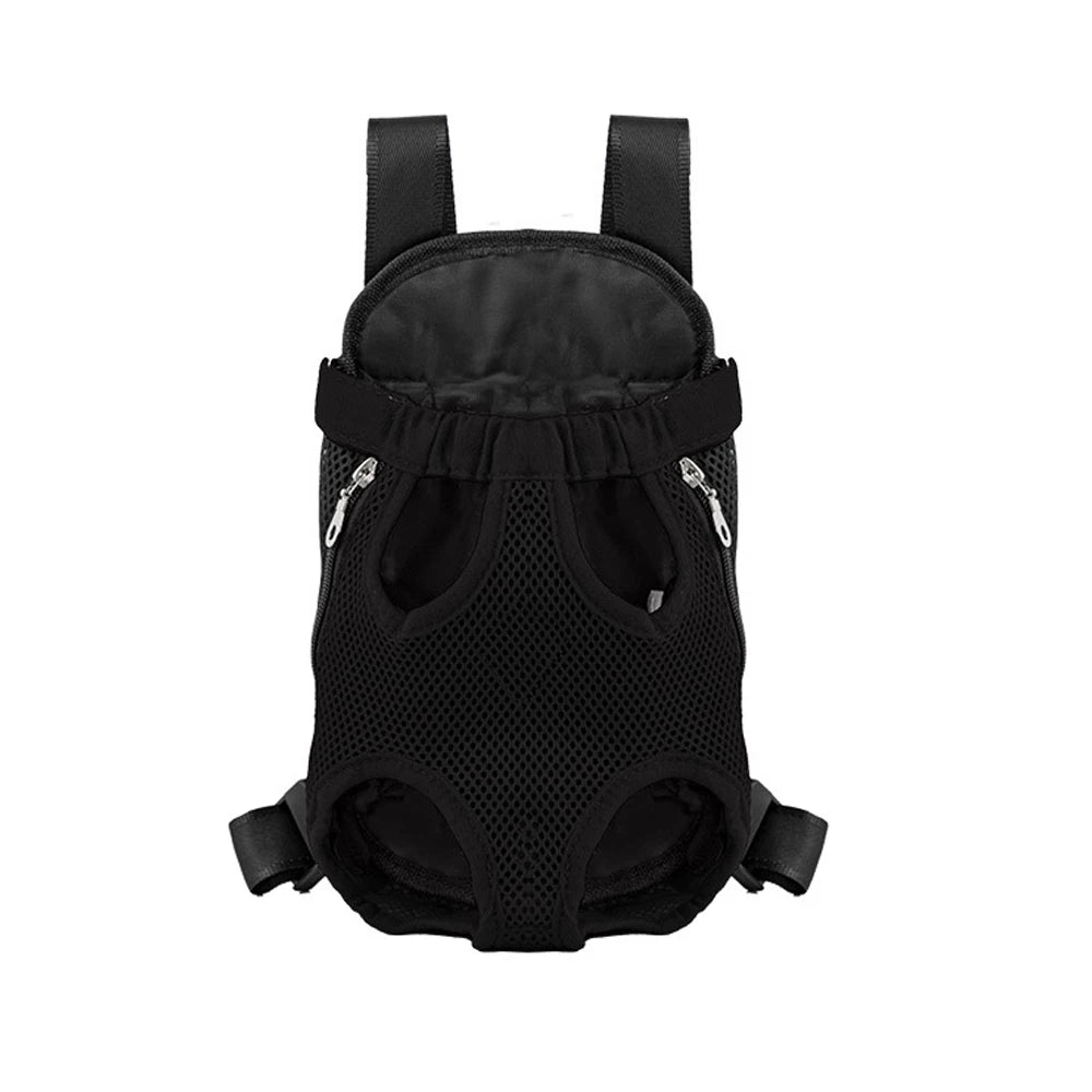 Outdoor Dog Backpack Carrier Breathable Mesh Travel Bag