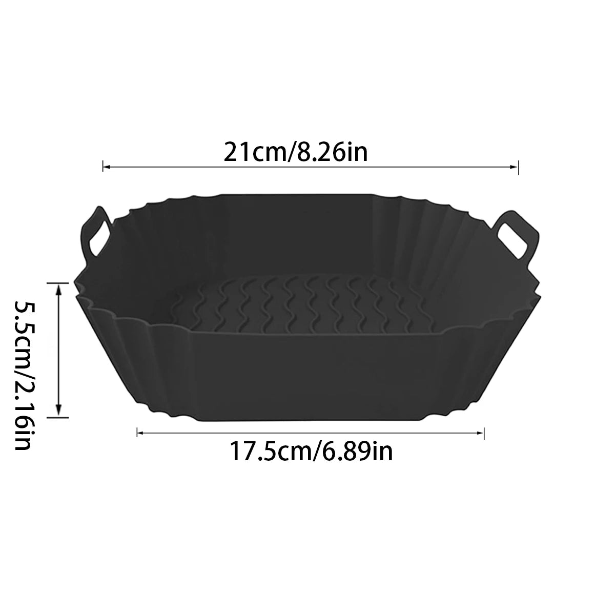 Air Fryer Silicone Liners Pot For Nonstick Baking Pan