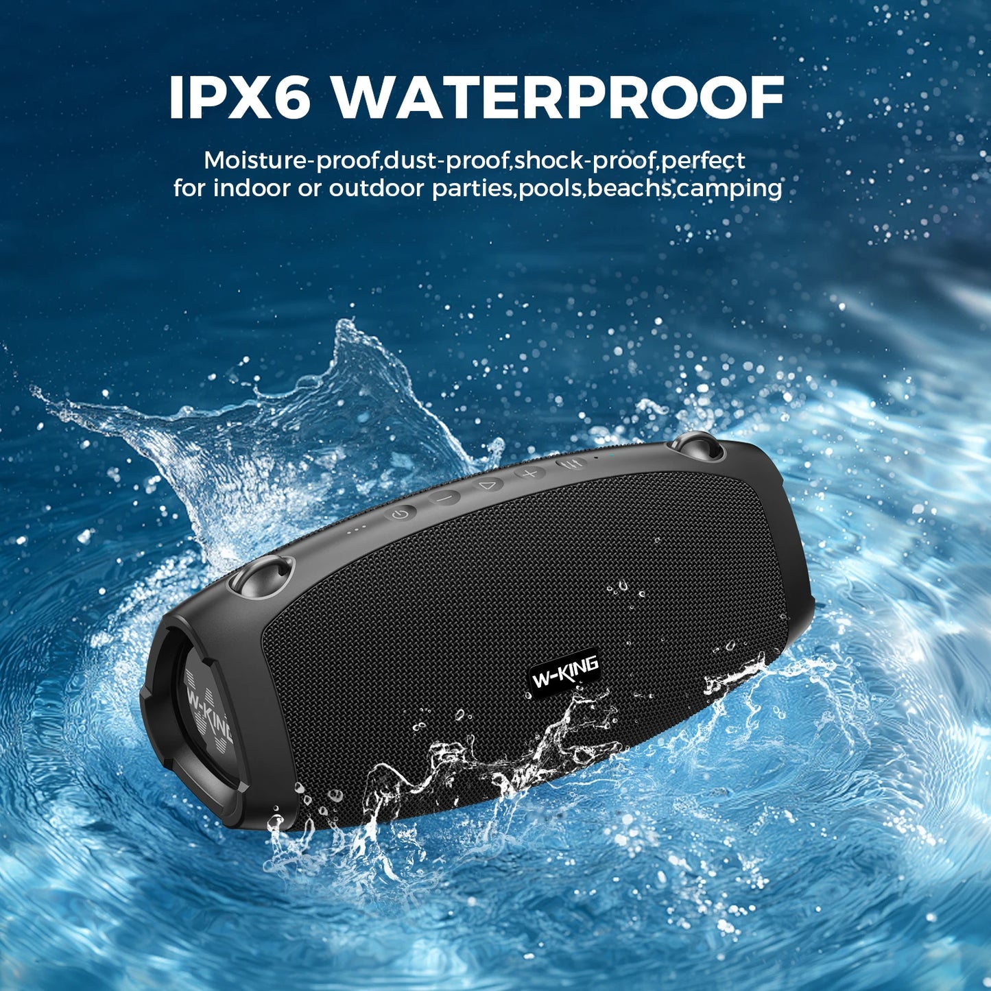 W-King X10 Bluetooth Speaker 120W Max Portable Party Speaker