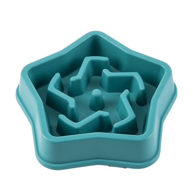 Anti Choking Slow Feeder Pet Bowl With Non Slip Maze