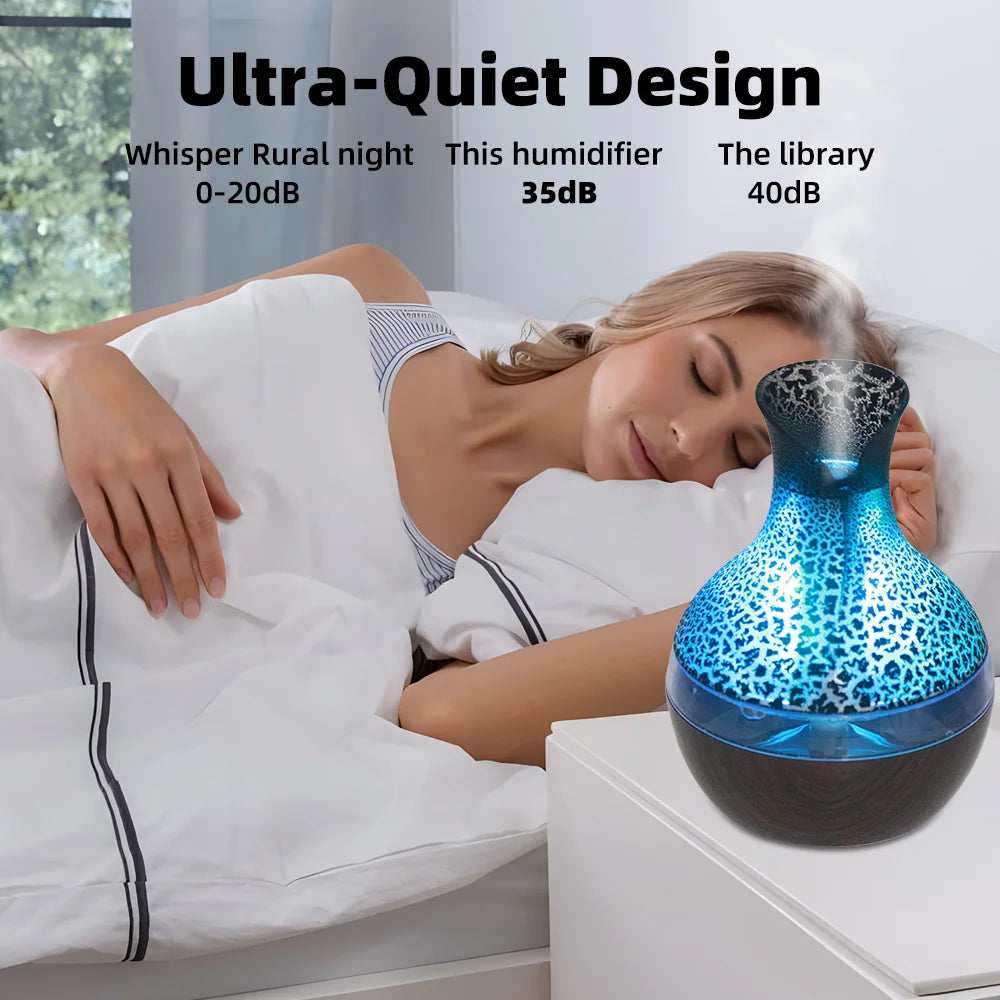 OIMG USB Ultra Quiet Humidifier And Essential Oil Diffuser