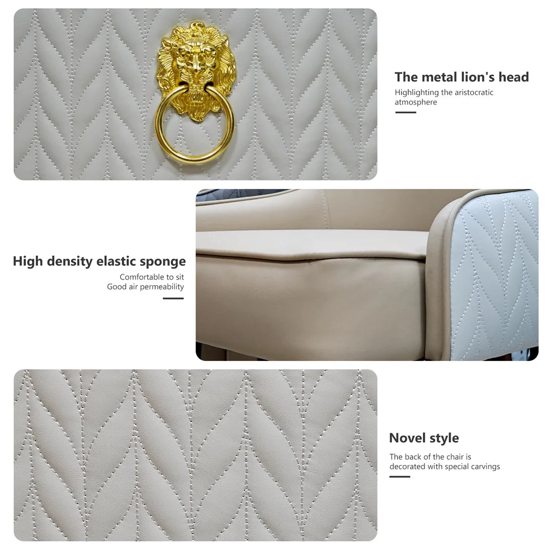 Luvodi Modern Dining Chairs Set Of 2 Tufted Lion