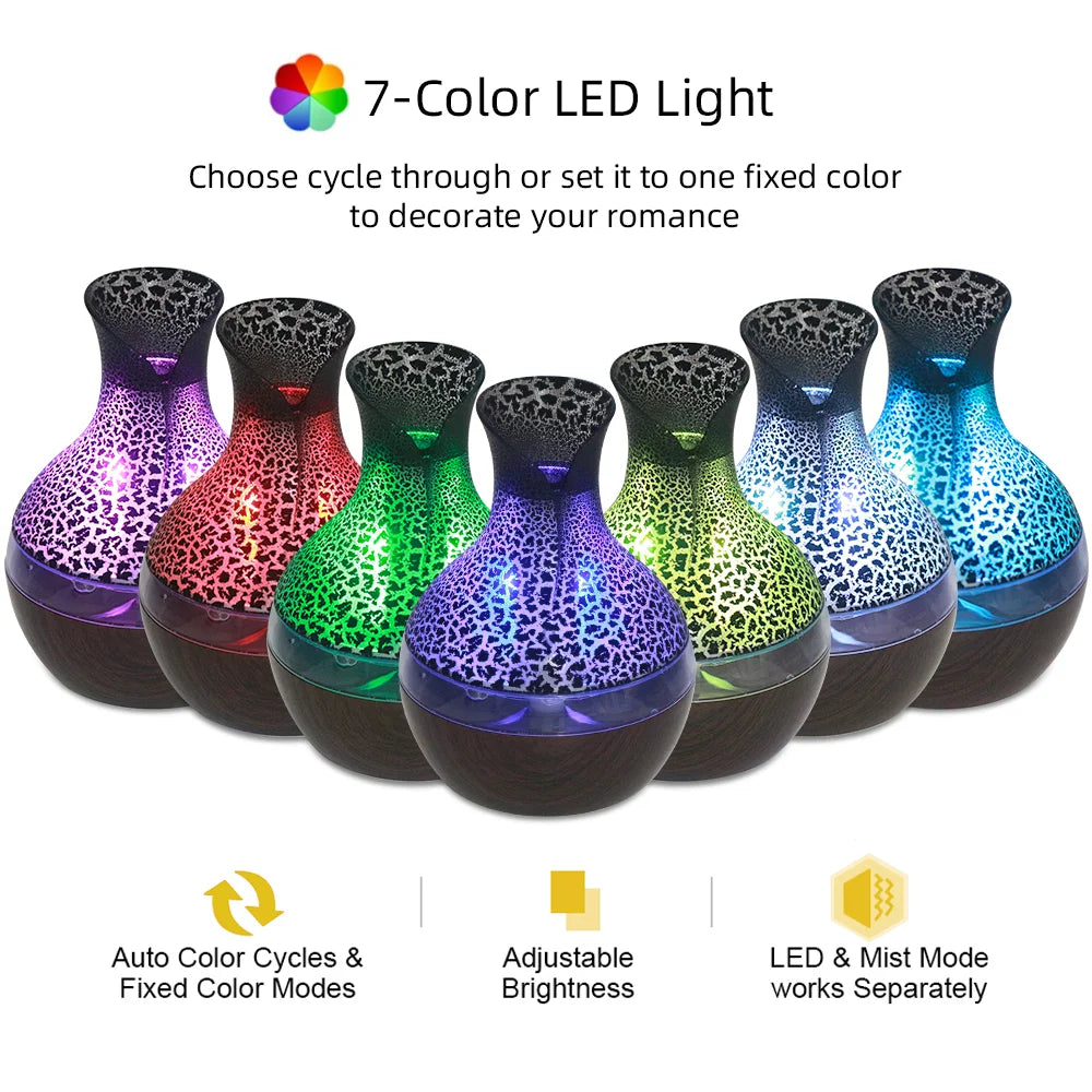 OIMG USB Ultra Quiet Humidifier And Essential Oil Diffuser