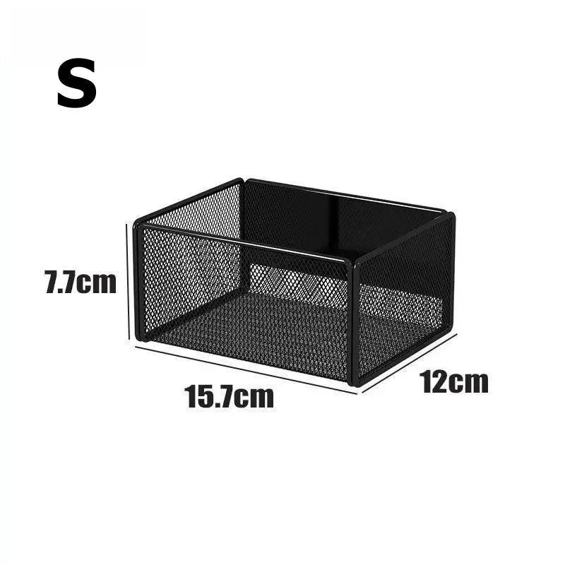 Refrigerator Magnetic Storage Rack Carbon Steel Multifunctional Basket