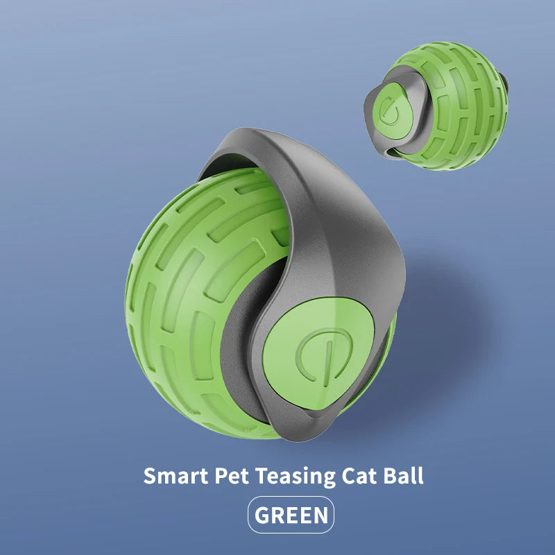 Interactive Cat Ball Toy USB Rechargeable Teaser Automatic For Kitty