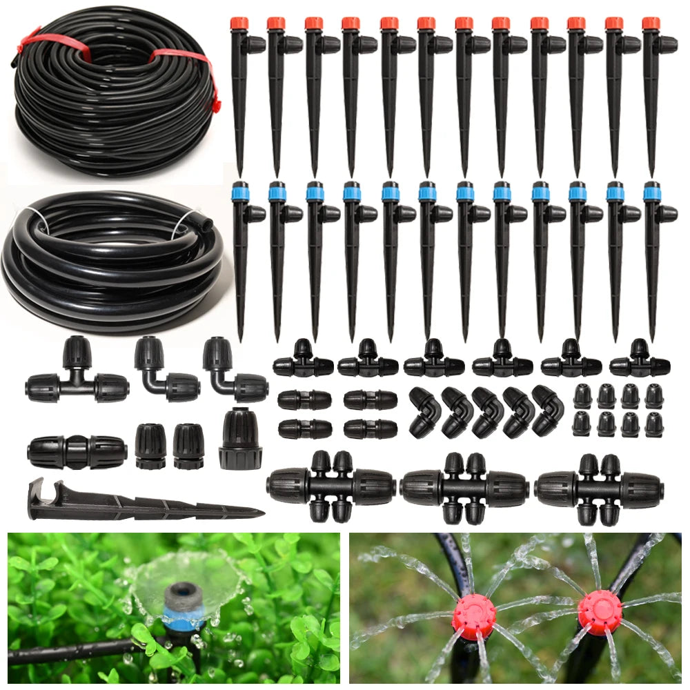 Terrawen Drip Irrigation System Kit With Locking Fittings