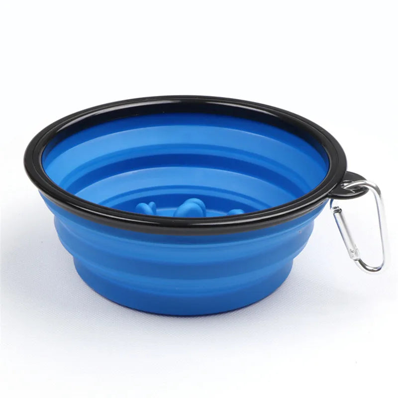 XLeiPet Foldable Travel Dog Bowl Portable Pet Feeder