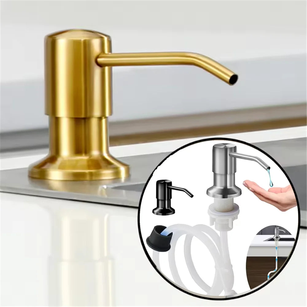 Automatic Liquid Soap Dispenser Metal Pump For Kitchen And Bathroom