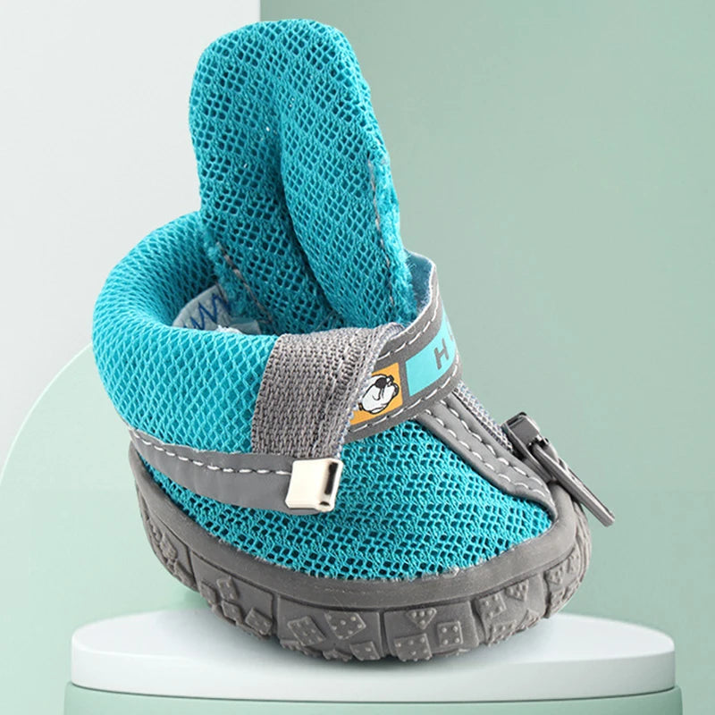 Dog Shoes Non-Slip Plush Paw Protection Boots Breathable Warm For Pets
