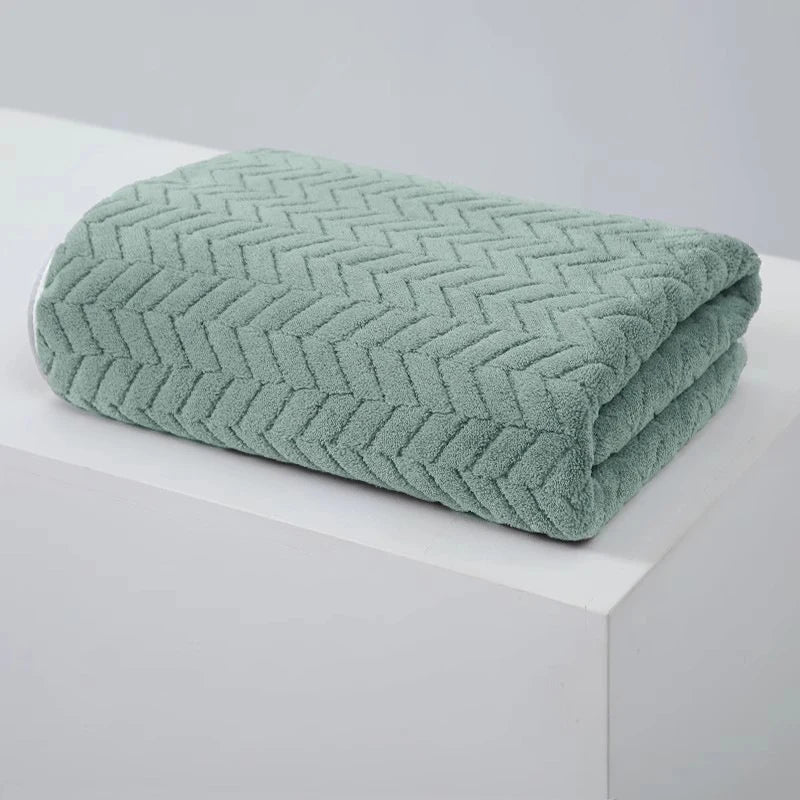 Thick Coral Velvet Bath Towels Absorbent Quick Dry Home Hotel
