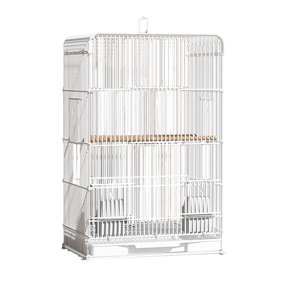 Shunmaii Lightweight Wrought Iron Bird Cage With Removable Tray