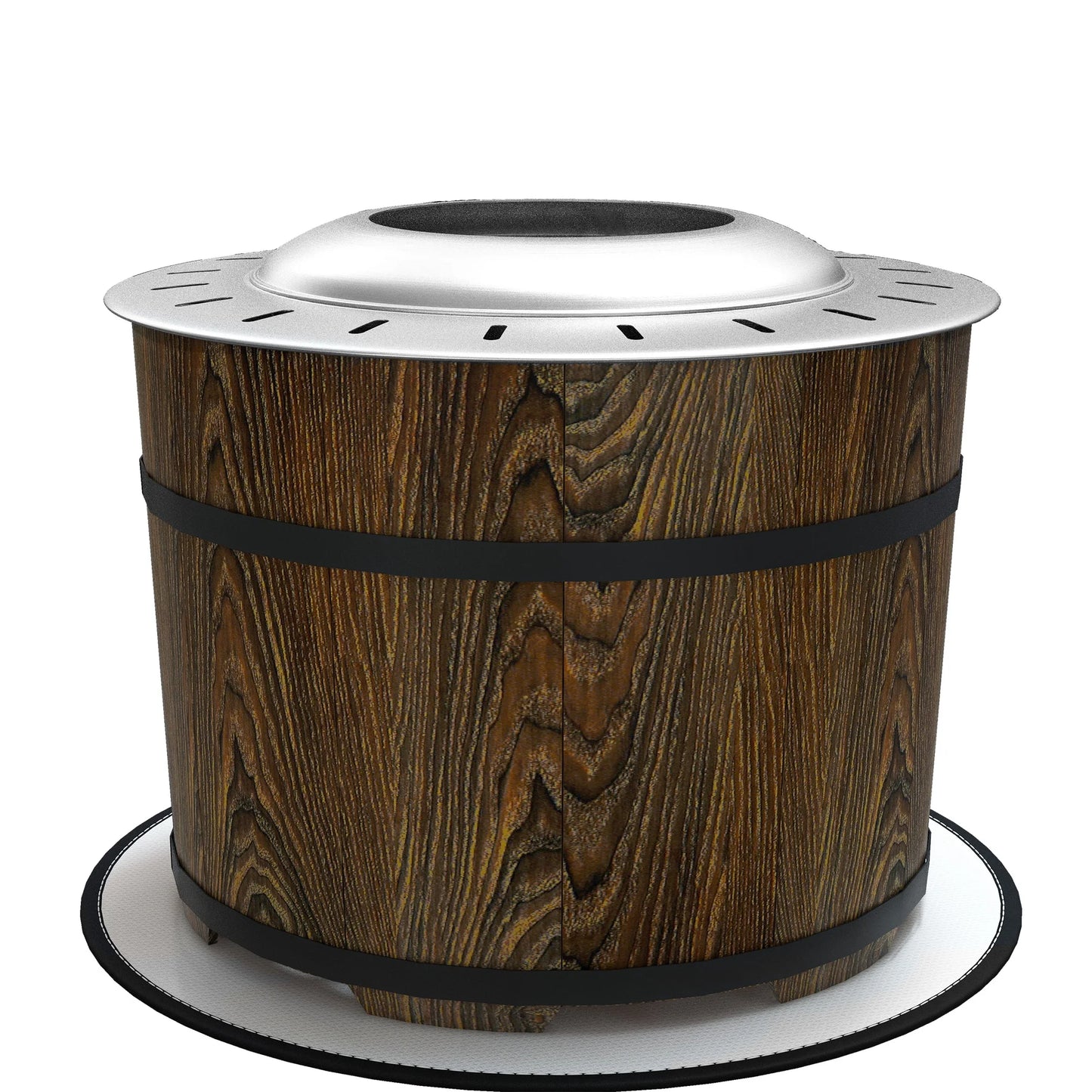 Smokeless Fire Pit With Mat Magnesium Oxide For Outdoor Use