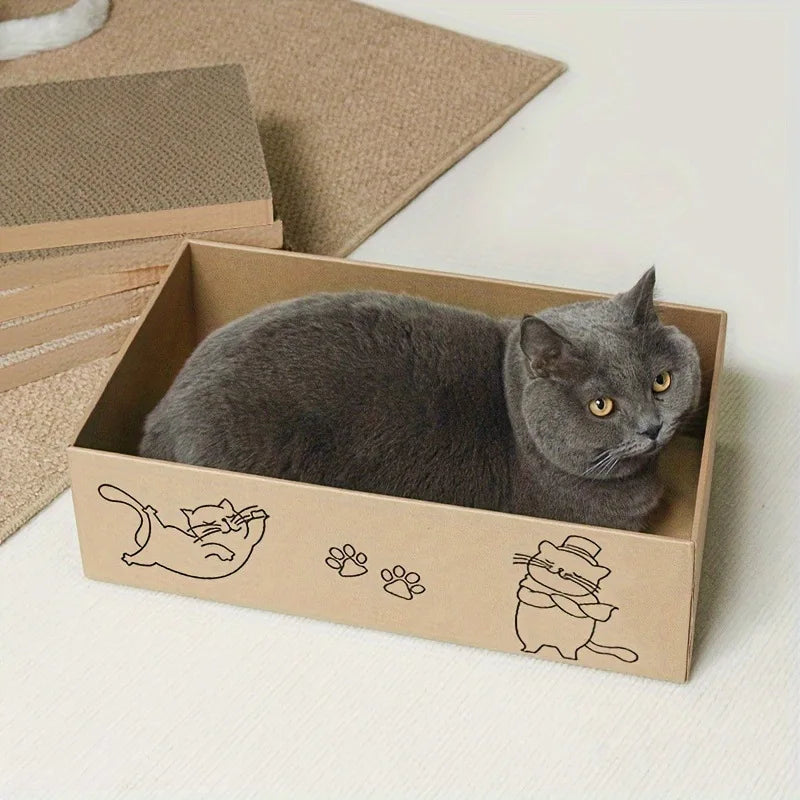 CZBNYX Five Layer Corrugated Cardboard Cat Scratch Board Double-Sided