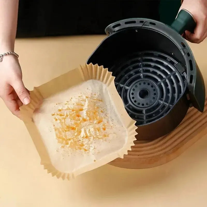 Eco Friendly Air Fryer Disposable Paper Liners Non Stick Kitchen