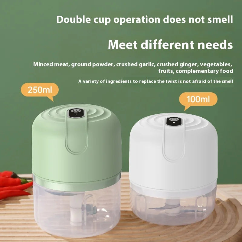 USB Portable Electric Meat Grinder And Vegetable Chopper For Kitchen