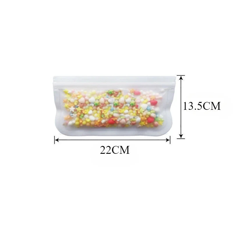 Silicone Food Storage Containers And Reusable Bags Leakproof Set