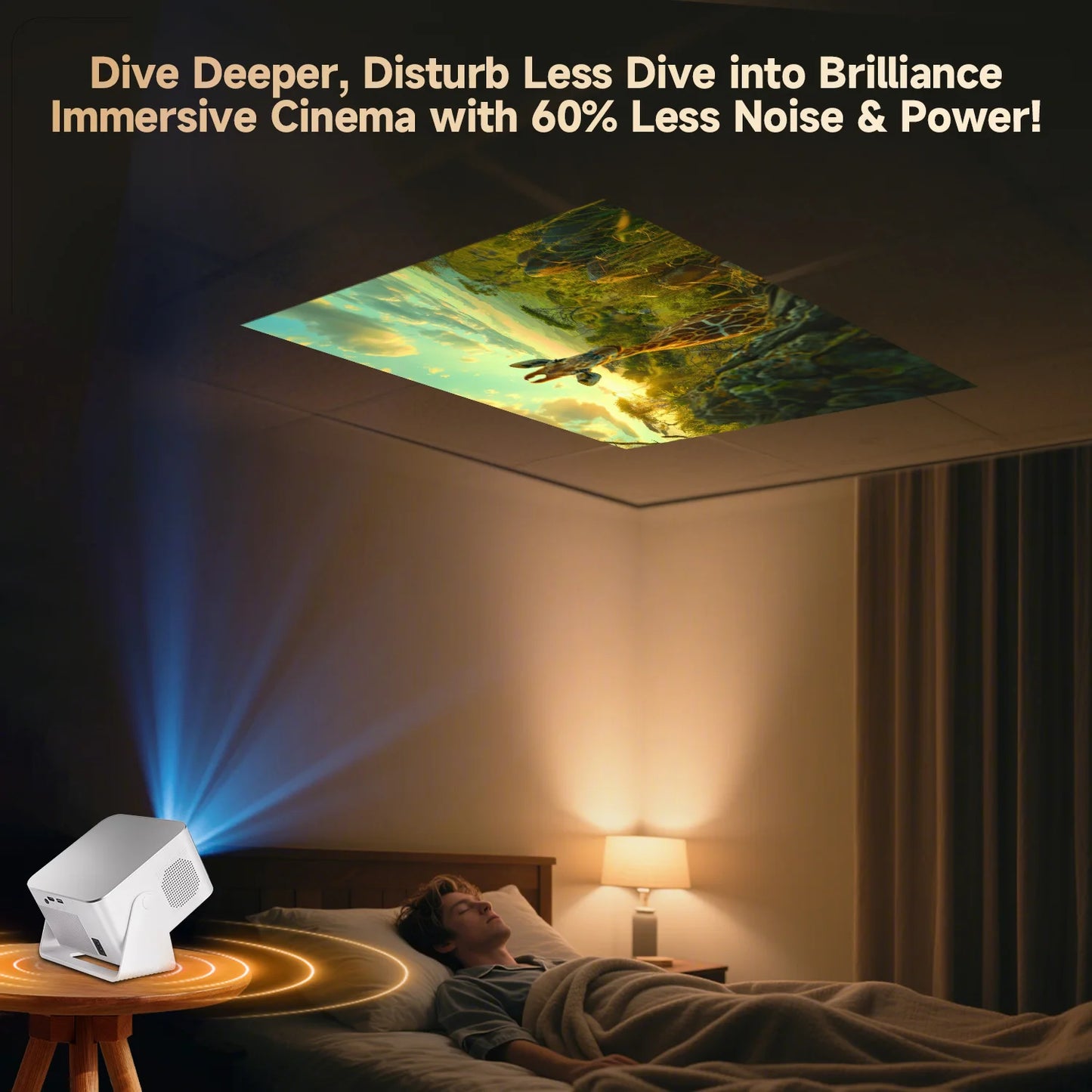 Magcubic Android 14 900ANSI Projector Auto Focus 1080P WiFi6 BT54
