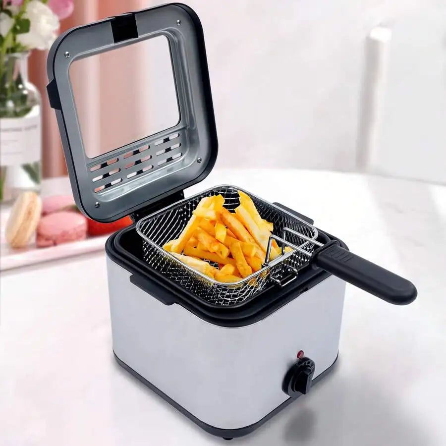 XMSJ Electric Deep Fryer For Fried Foods 110V 50Hz 1000W