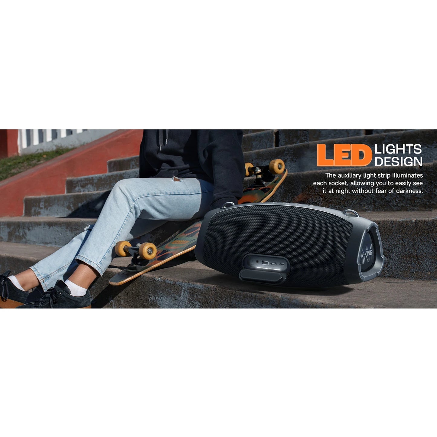 W-King X10 Bluetooth Speaker 120W Max Portable Party Speaker