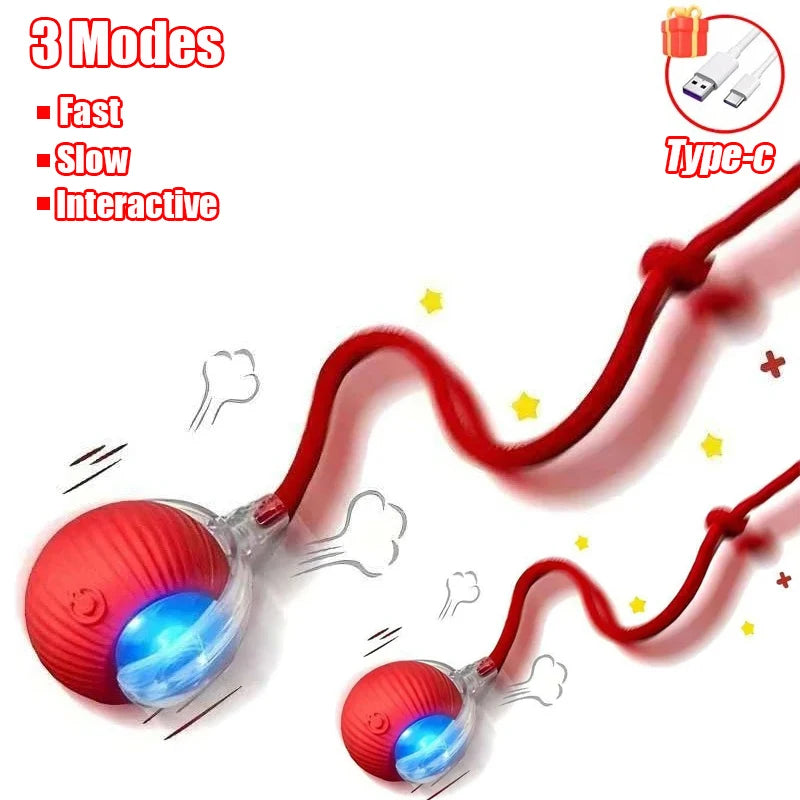 Cat Interactive Ball Toy Automatic Rolling Ball Pet Training Device