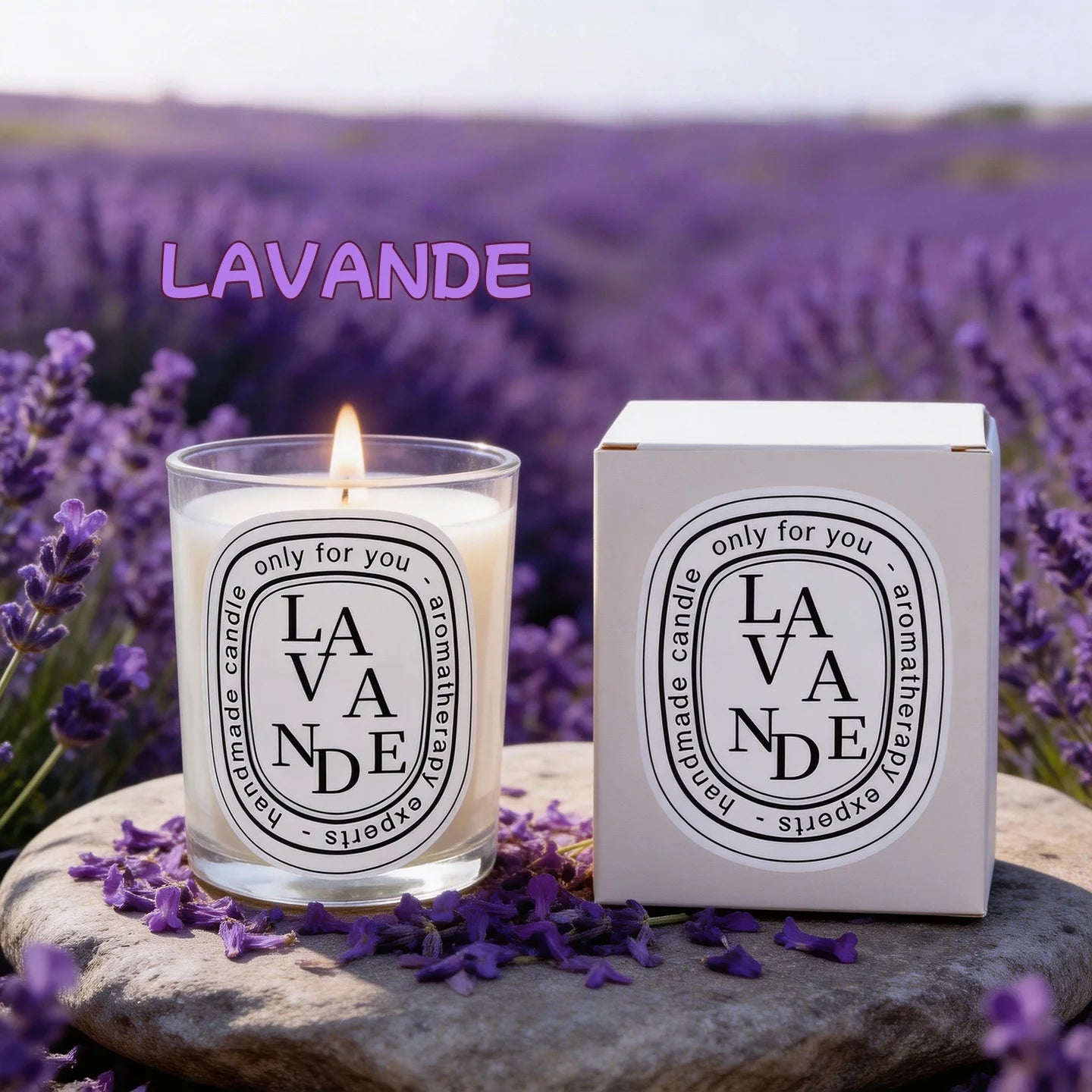 Romantic Vanilla Scented Candle Jar For Wedding Guests Gift Idea