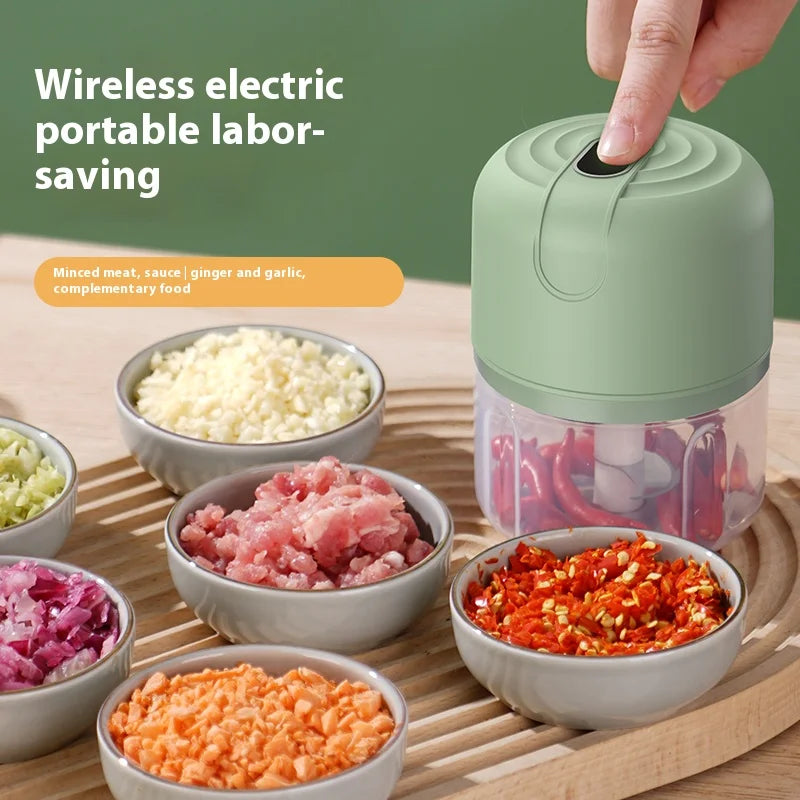USB Portable Electric Meat Grinder And Vegetable Chopper For Kitchen