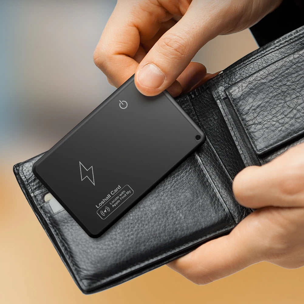 MOJOYCE Wireless Wallet Tracker Card With Apple Find My App