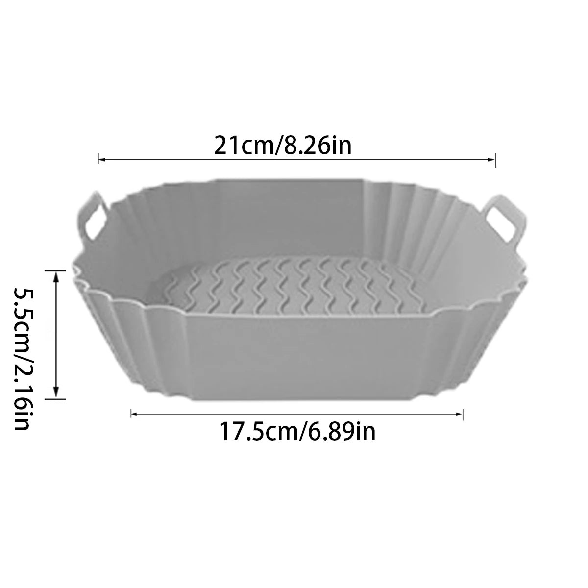 Air Fryer Silicone Liners Pot For Nonstick Baking Pan