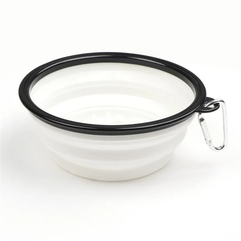 XLeiPet Foldable Travel Dog Bowl Portable Pet Feeder