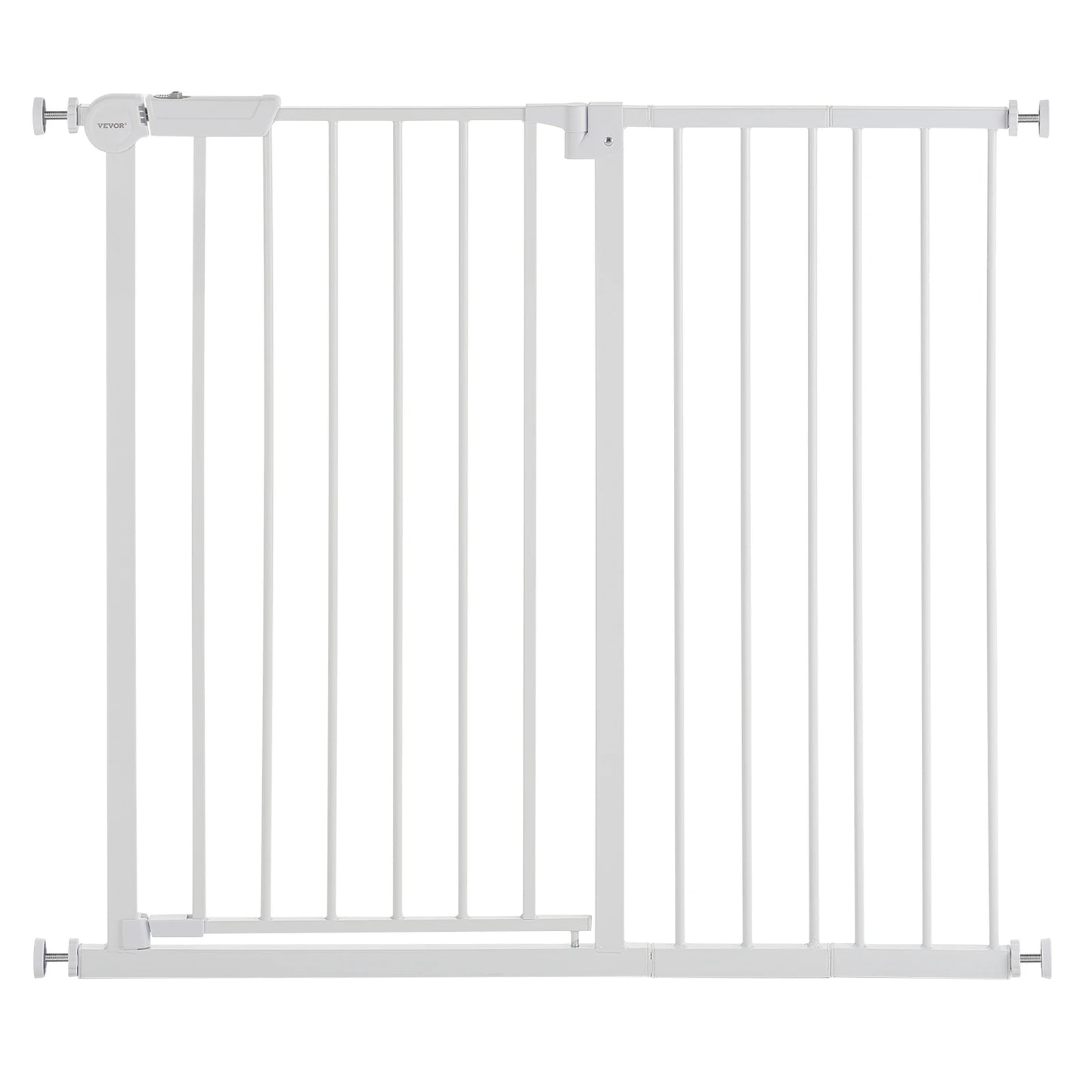 SucceBuy Baby Gate Pressure Mount Walk Through Child Fence