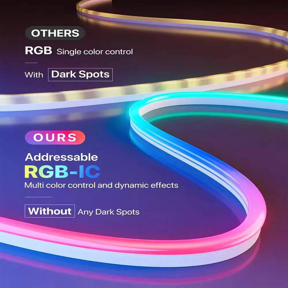 RGB USB LED Strip Lights 15M Music Sync IP65 Waterproof