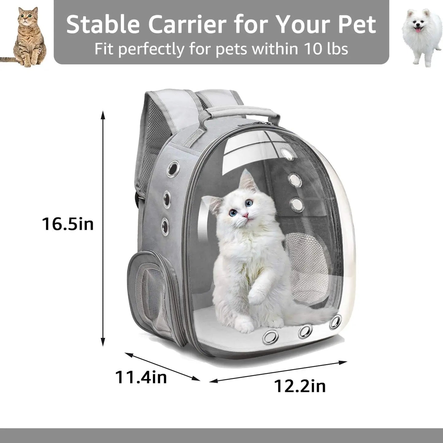 Henkelion Bubble Carrying Bag For Small Pets Airline Carrier