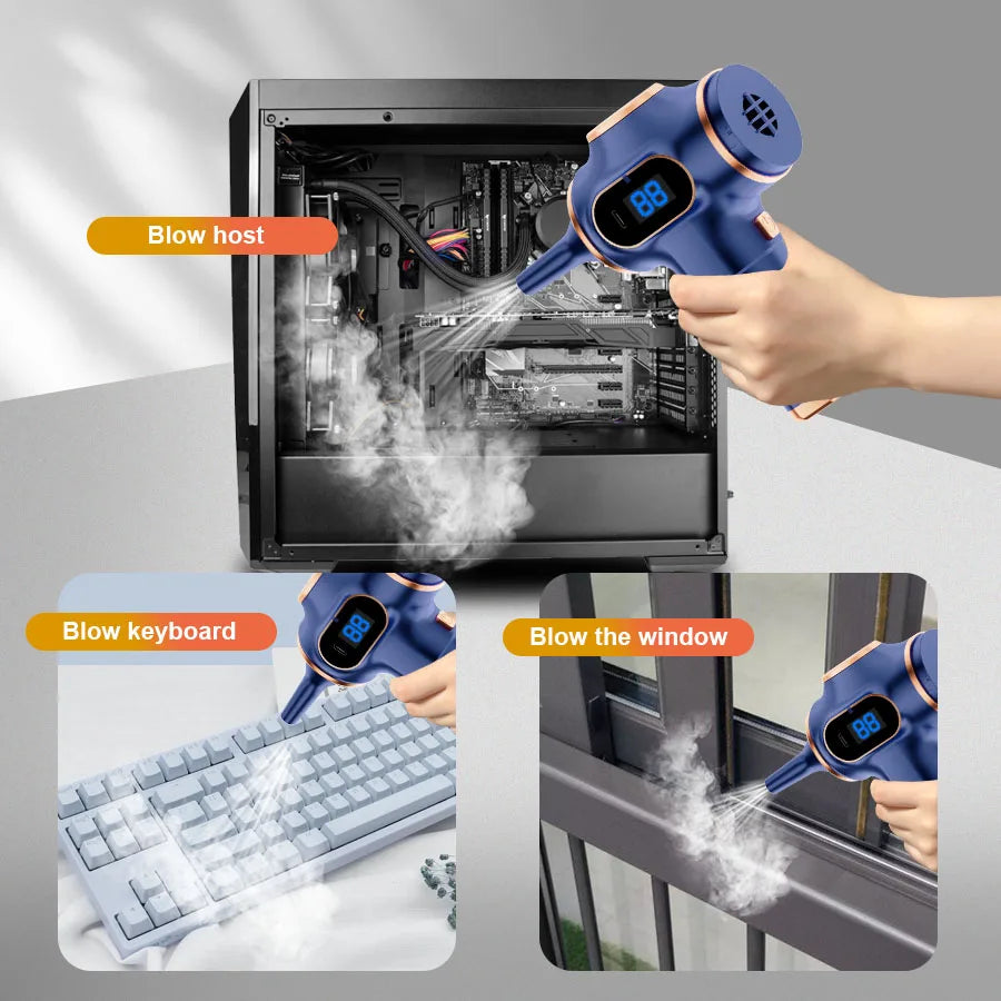Wireless Car Vacuum Cleaner Portable HEPA Dust Collector