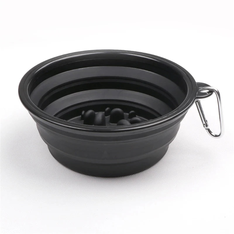 XLeiPet Foldable Travel Dog Bowl Portable Pet Feeder